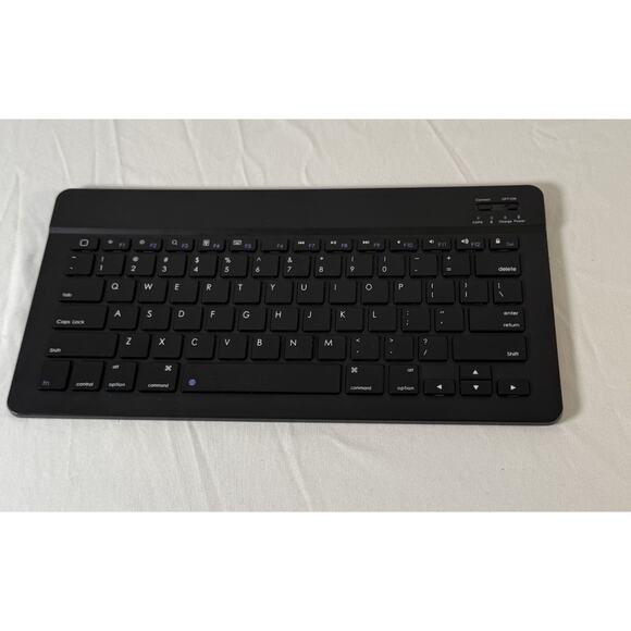 Ultra-Slim Rechargeable Bluetooth Keyboard w/o Charing Cable Black 86-10 - Picture 2 of 12